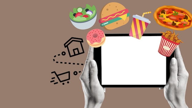 Коллаж блюд для тарифов